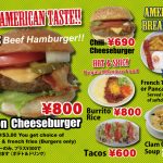 50’s バーガーフライヤー&名刺完成!